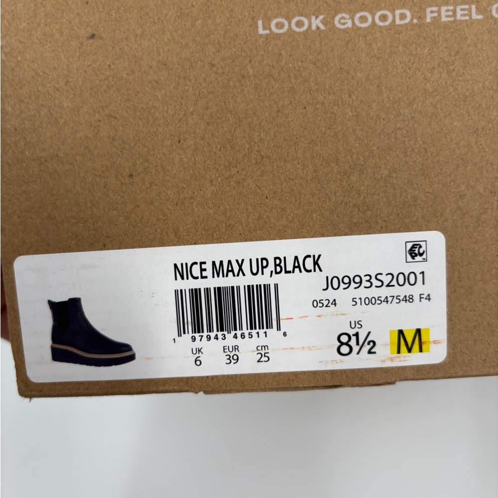Dr. Scholl's Nice Day Max Chelsea Platform Boots Black Pebbled - Picture 3 of 7